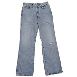 AGOLDE Pinch Waist High Rise Kick Jean in Riptide Wash Size 29